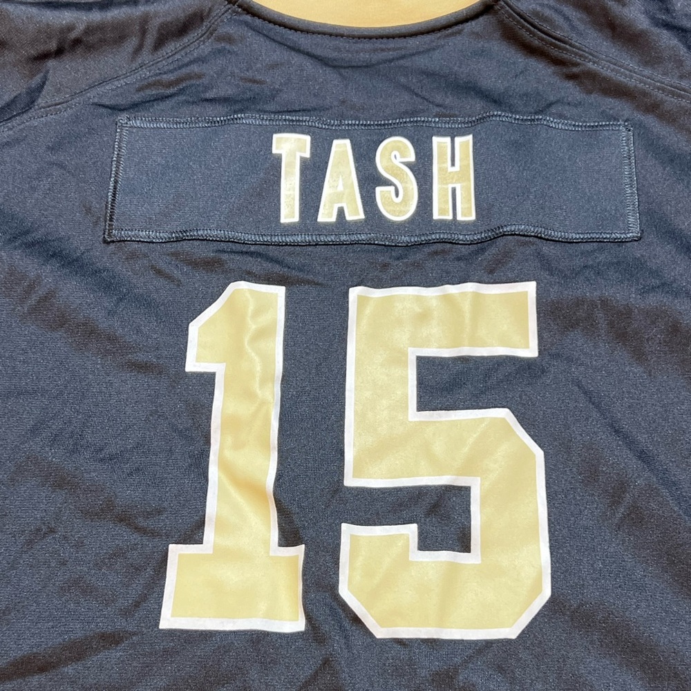 Nike On Field New Orleans‎ Saints #15 TASH fan Jersey Black Gold NFL Players XXL - Picture 9 of 13